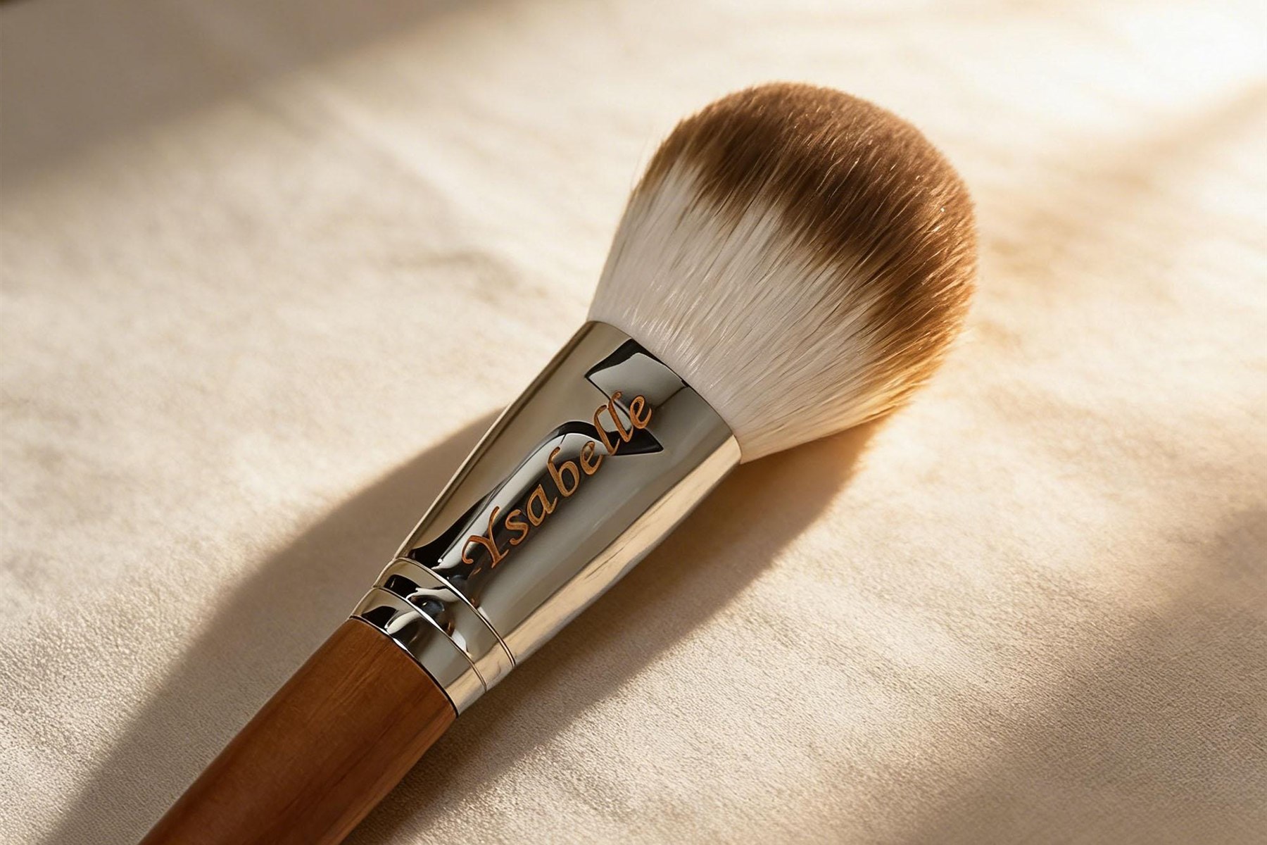 Custom engraved logo detail · Industry reference